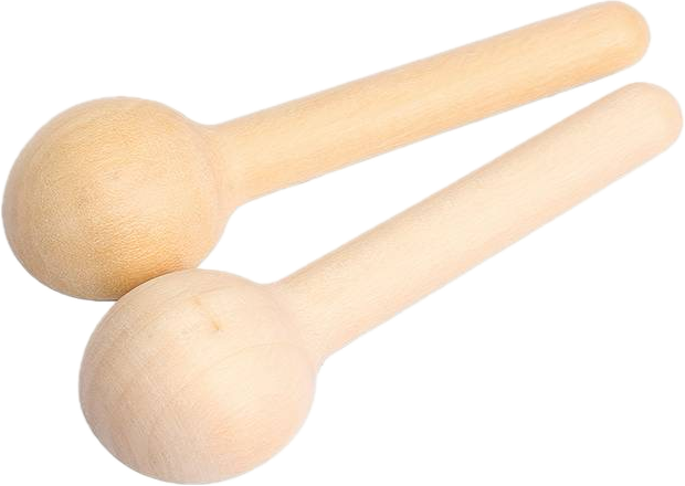 Set di 3 cucchiaini per spezie e tè in legno