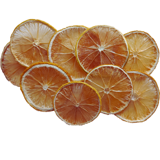 Dried untreated Sorrento PGI lemon 15 slices